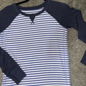 Eddie Bower, striped long sleeve shirt, size XS, worn once